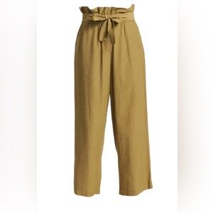 3-1 Phillip Lim - Black Paperbag Waist High Rise Wide Leg Trousers